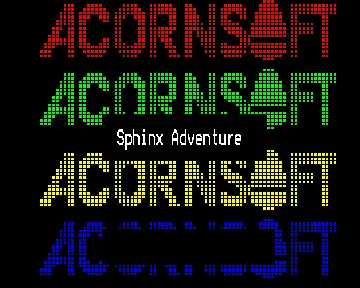 Sphinx Adventure (1982)(Acornsoft) screen shot title